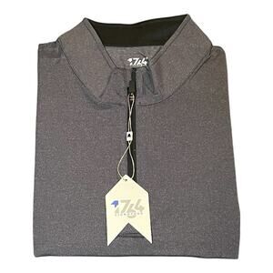 NWT 1764 Signature Golf Noah Pullover 1/4 Quarter Zip Mens XL Gray Performance‎
